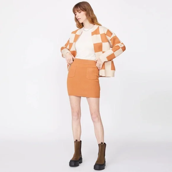 Monrow supersoft sweater bomber jacket XS New - Picture 8 of 16